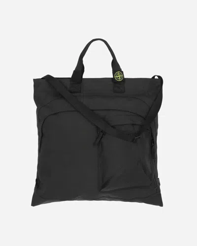 Stone Island Resin Treated Cordura 1500 Tote Bag Lead In Grey