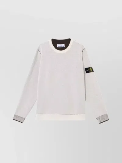 STONE ISLAND REVERSIBLE CREW NECK SWEATER