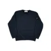 Stone Island Rganic Cotton Crewneck Sweatshirt Kids In Blue
