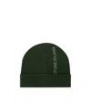 Stone Island Rib Stretch Wool Hat In Black