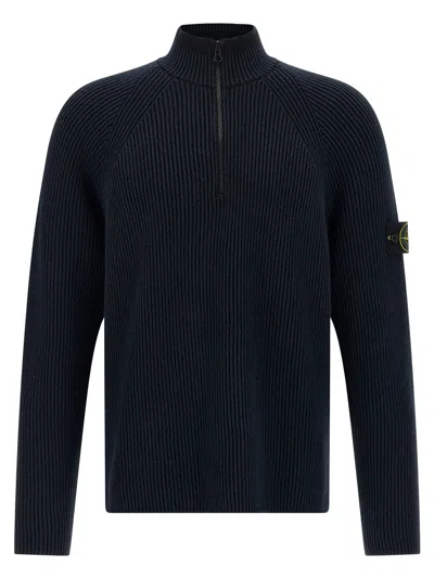 STONE ISLAND RIBBED CARDIGAN