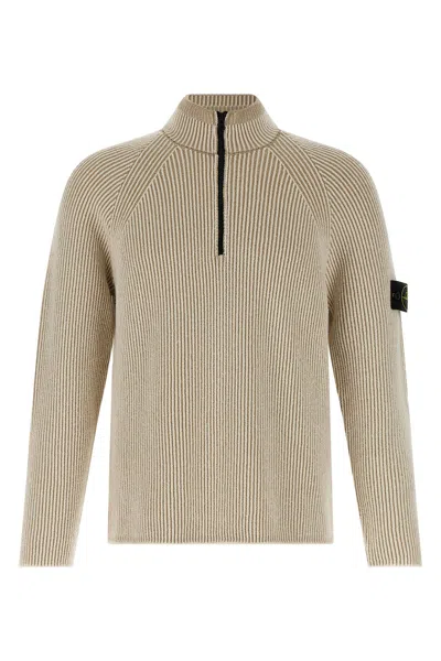 STONE ISLAND RIBBED CARDIGAN