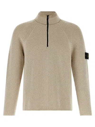 STONE ISLAND RIBBED CARDIGAN