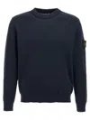 Stone Island Logoed Sweatshirt In Blue