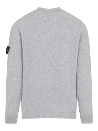STONE ISLAND RIBBED CREW-NECK SWEATER