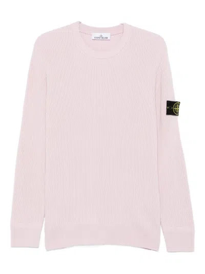 STONE ISLAND RIBBED CREW-NECK SWEATER