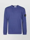 Stone Island Ribbed Crew Neck Sweater With Long Sleeves