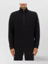 Stone Island Men's Ls Polo T-shirt In Black