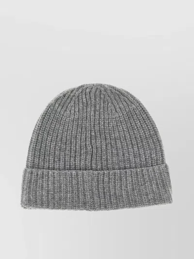 Stone Island Ribbed Texture Folded Cuff Cap