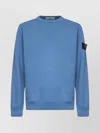 Stone Island Blue 5100071 Light Rws Pure Wool Sweater In Blue