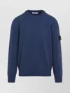 Stone Island Felpa Classica In Blue