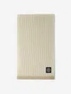 Stone Island Ribbed Wool Scarf In Bi