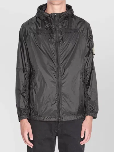 Stone Island Ripstop Light Ht Jacket In Black