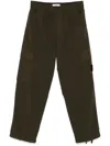 Stone Island Ripstop Trousers In Green