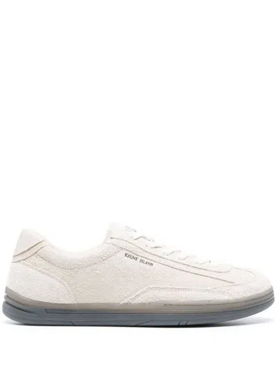 Stone Island Rock Sneakers Shoes In White