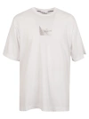 Stone Island Logo-print Cotton T-shirt In White