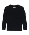 Stone Island Round Neck Sweater In Black