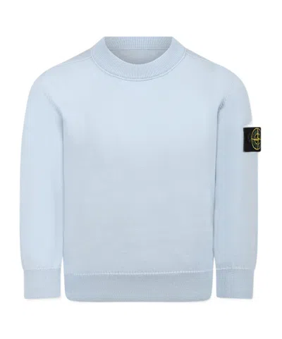 Stone Island Round-neck Sweater In Blue