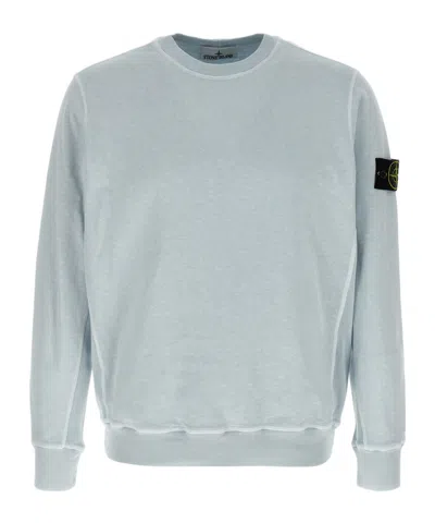 Stone Island Round-neck Sweater In Blue