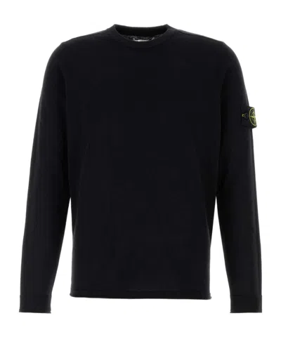 STONE ISLAND STONE ISLAND LOGO-PATCH CREWNECK JUMPER