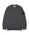 Stone Island Round Neck Sweater In Gray