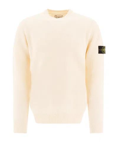 STONE ISLAND STONE ISLAND LOGO PATCH CREWNECK JUMPER