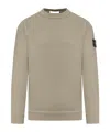 Stone Island Compass-badge Sweatshirt In Nude