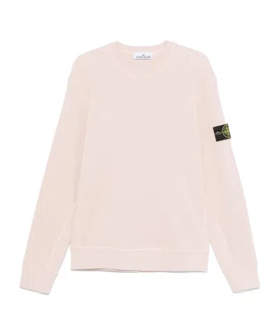 STONE ISLAND STONE ISLAND LOGO-PATCH CREWNECK KNITTED JUMPER