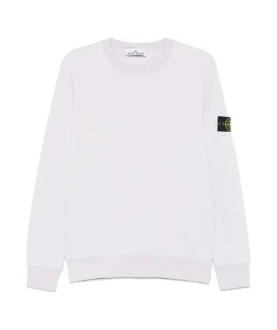 Stone Island Round-neck Sweater In White