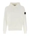 Stone Island Organic Cotton Hoodie In White