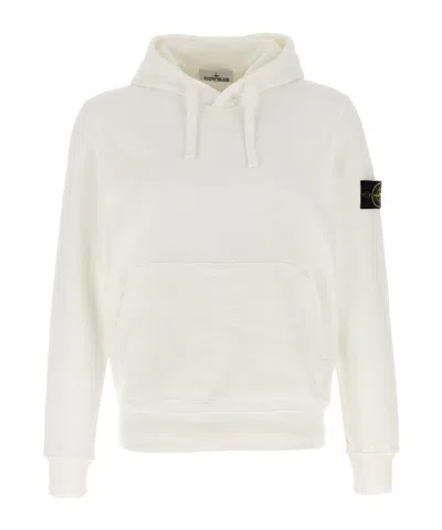 STONE ISLAND STONE ISLAND COMPASS PATCH DRAWSTRING HOODIE