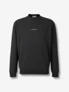 Stone Island Round Neck Sweatshirt In Black