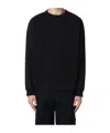 Stone Island Men's Cotton Crewneck Sweatshirt In Black