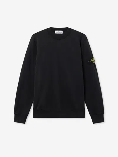 Stone Island Round Neck Sweatshirt In Blue