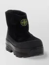 Stone Island Ankle Boot With Vibram Sole For Shock Absorption In Black