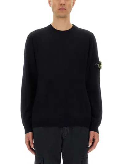 STONE ISLAND RWS LIGHTWEIGHT WOOL SWEATER