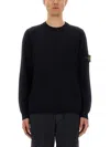 Stone Island Cotton Sweatshirt In Black