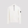 Stone Island 6100068 Half-zip Sweatshirt In Natural