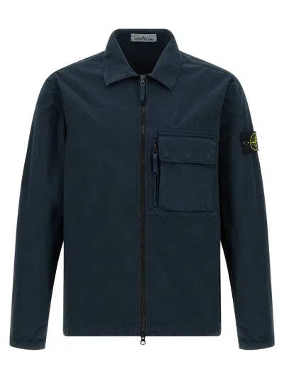 STONE ISLAND RWS SHIRT AND BLOUSE BLUE