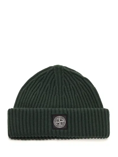 Stone Island Rws Wool Hat In Gray