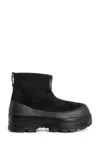 Stone Island Ankle Boot With Vibram Sole For Shock Absorption In Black