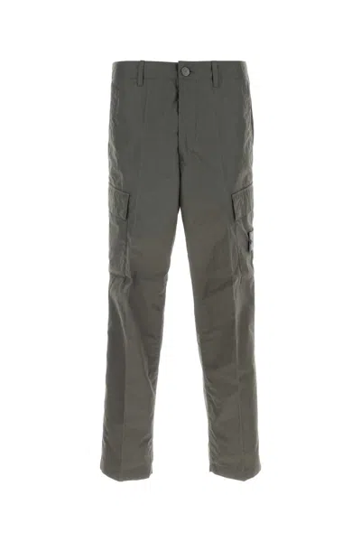 STONE ISLAND SAGE GREEN COTTON CARGO PANT