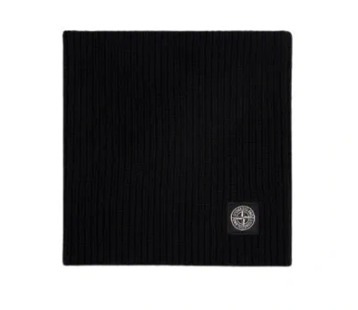 Stone Island Scarfs In Black
