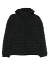 Stone Island Seamless And Anti-drop Hooded Down Jacket Clothing In Black
