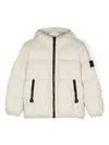 Stone Island Down Jacket In White