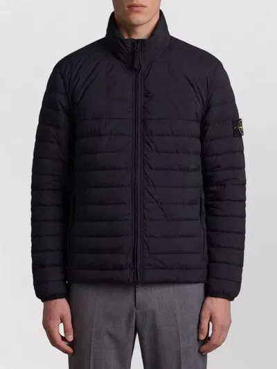 Stone Island Seamless Tunnel Nylon Down Jacket Tc In Black