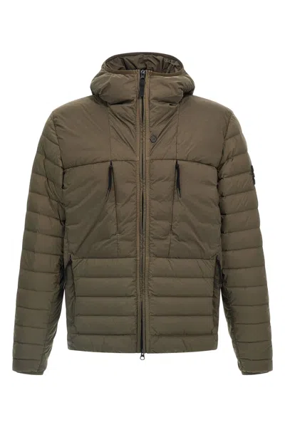 Stone Island Seamless Tunnel Nylon Down-tc Down Jacket In Green