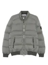 Stone Island Down Jacket Seamless Tunnel Nylon Down-tc In Gray