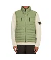 Stone Island Green G100004 Seamless Tunnel Nylon Down-tc Vest In Green
