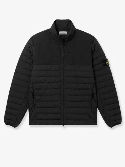 Stone Island Seamless Tunnel Nylon Down-tc Down Jacket In Black